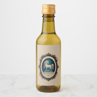 Liquid Funny Sticker Name Party Bottle Gin Unicorn
