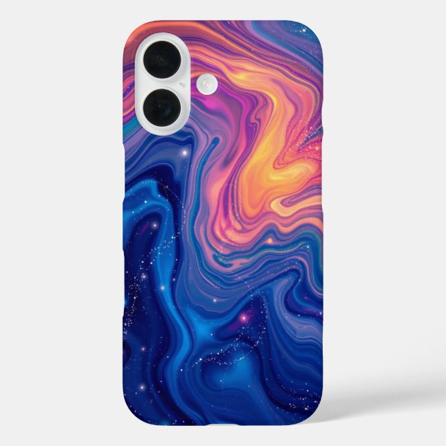 Liquid Galaxy: A Mesmerising Abstract Case-Mate iPhone Case (Back)