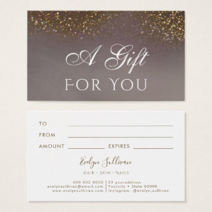 liquid glitter Gift Card