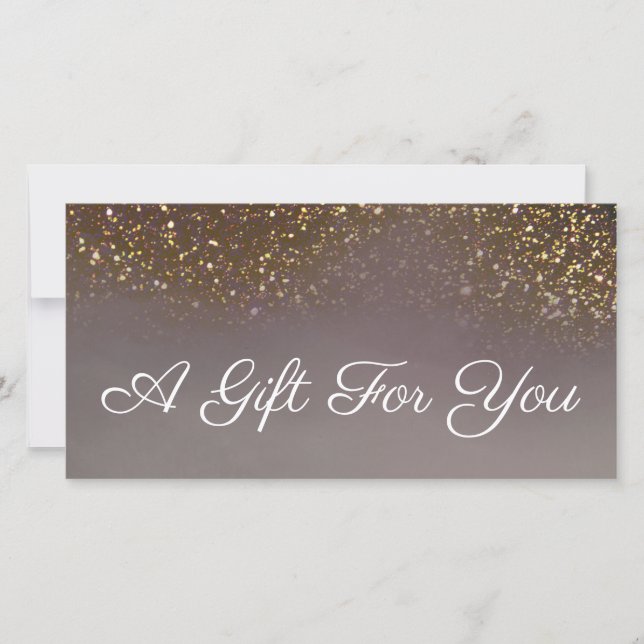 liquid glitter gift certificate (Front)