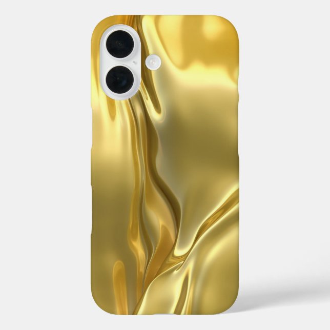 Liquid Gold Abstract Shimmer Case-Mate iPhone Case (Back)