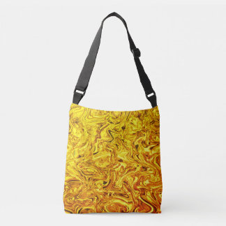 liquid gold crossbody bag