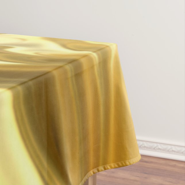 Liquid Gold Digital Print Tablecloth (In Situ)