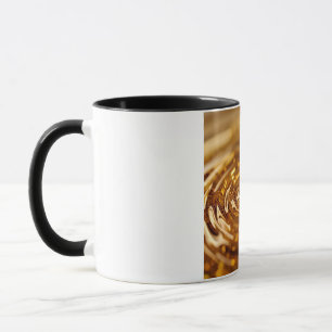 Liquid Gold Mug - Luxury Golden Abstract Ceramic C