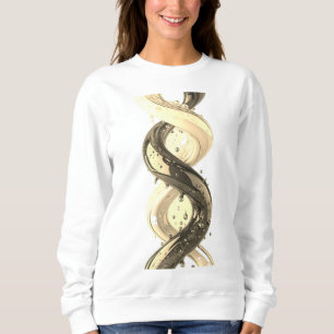 Liquid Helix Emerald Continuum Alchemy of Motion V Sweatshirt