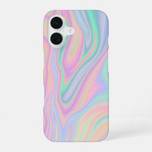 Liquid Iridescent Unicorn Colour Design iPhone 16 Case