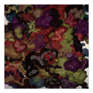 Liquid Kinetic Painting  Poster