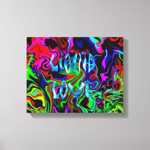 Liquid Love - Wrapped Canvas / Abstract Modern