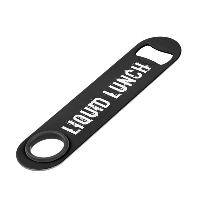 Liquid Lunch Funny Speed Bottle Opener (Front Angled)