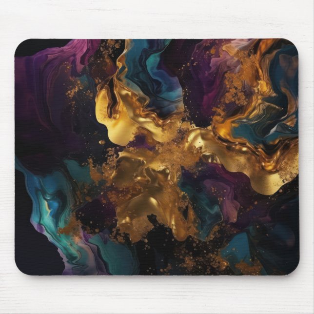 Liquid Marble Mouse Pad (Front)