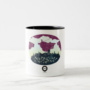 Liquid media Two-Tone coffee mug