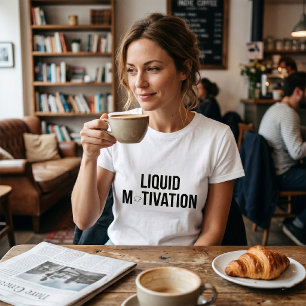 Liquid Motivation Modern Caffeine Addict  T-Shirt