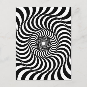 liquid - Op Art Postcard