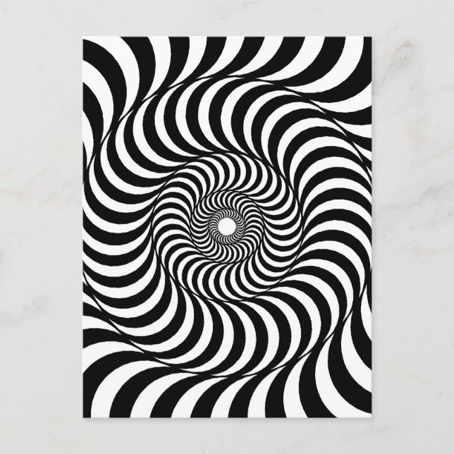 liquid - Op Art Postcard (Front)