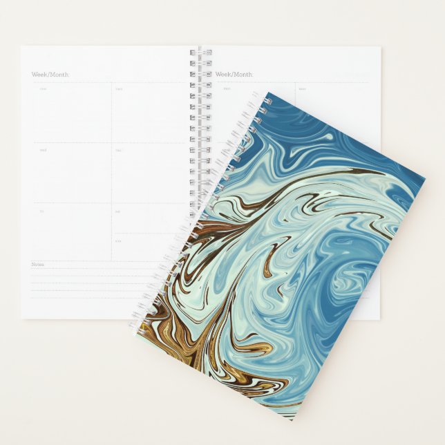 Liquid pour abstract pattern planner (Display)