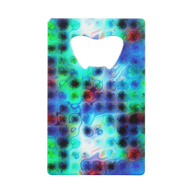 Liquid Rainbow Dots Abstract Pattern (Front)