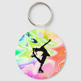 LIQUID RAINBOW & SKATER KEY RING