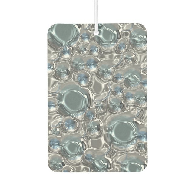 Liquid Silver Car Air Freshener (Front)