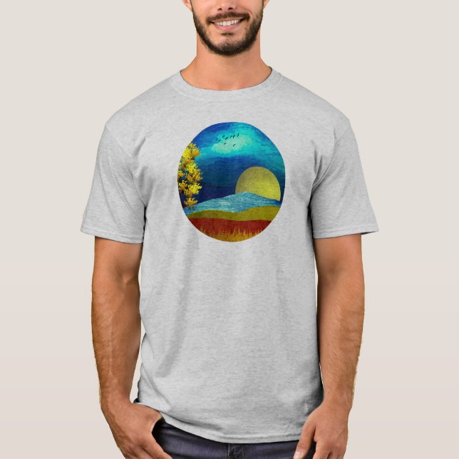 Liquid Sky Landscape T-Shirt (Front)