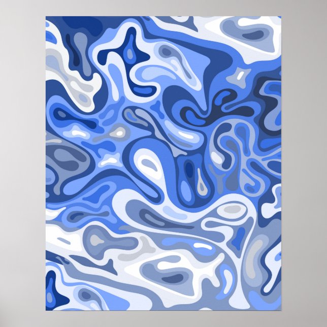Liquid surface 10 poster (Front)