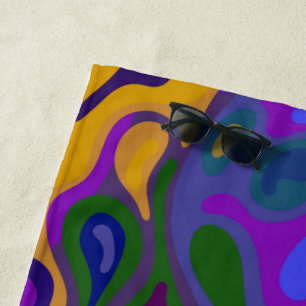 Liquid surface 11 beach towel
