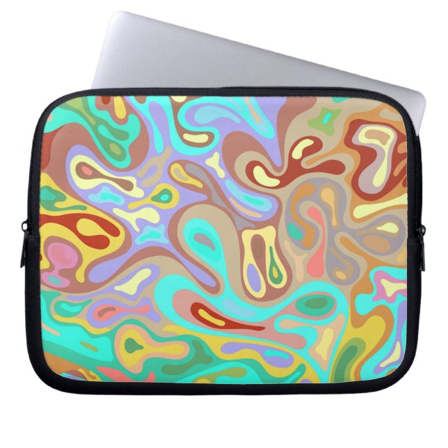 Liquid surface 12 laptop sleeve (Front)