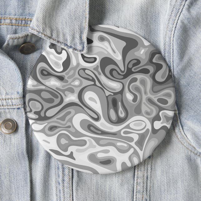 Liquid surface 13 6 cm round badge (In Situ)