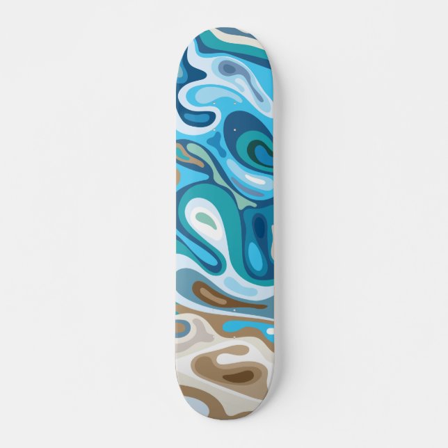 Liquid surface 1 skateboard (Front)