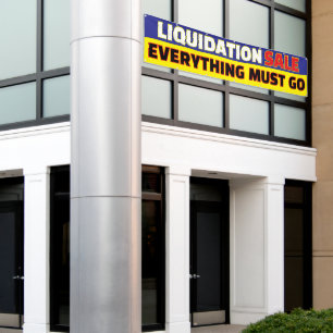 Liquidation Sale Everything Must Go Business Banner