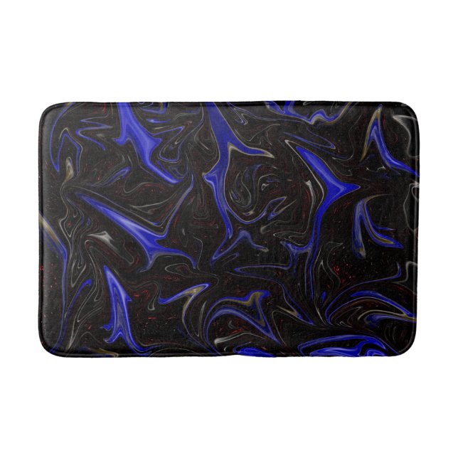 Liquidised Outer Space Pattern, Bath Mat (Front)