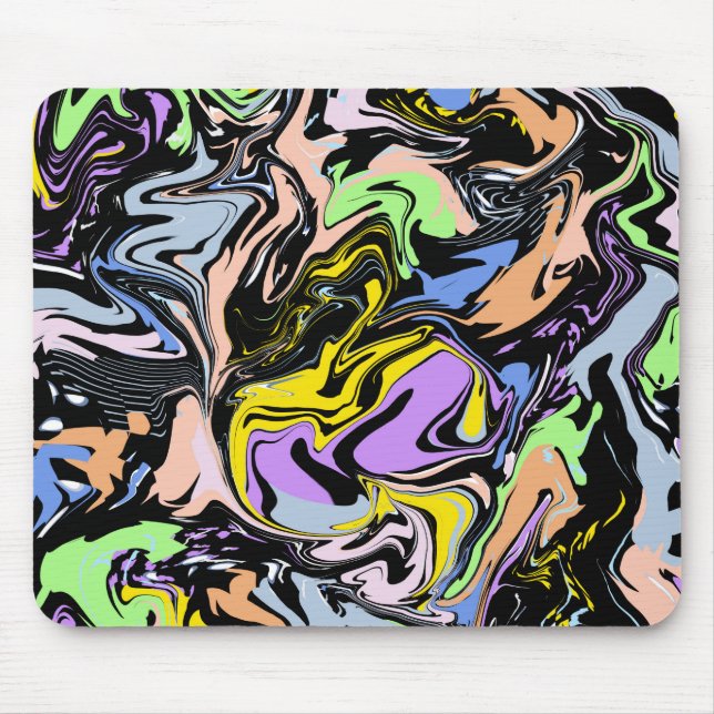 Liquify Abstraction Mouse Pad (Front)