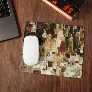Liquor Bottles Mousepad