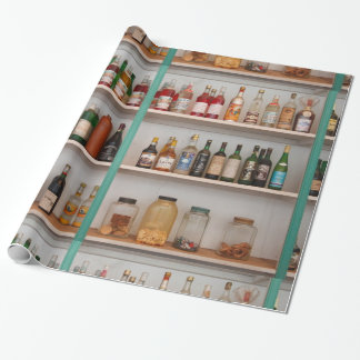 Liquor bottles wrapping paper