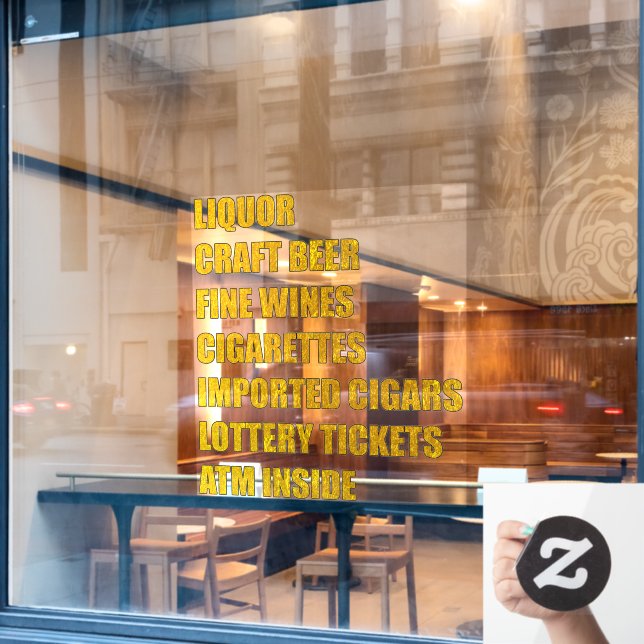 Liquor Craft Beer Fine Wines Cigars Lotto Atm Etc (Cafe Window)