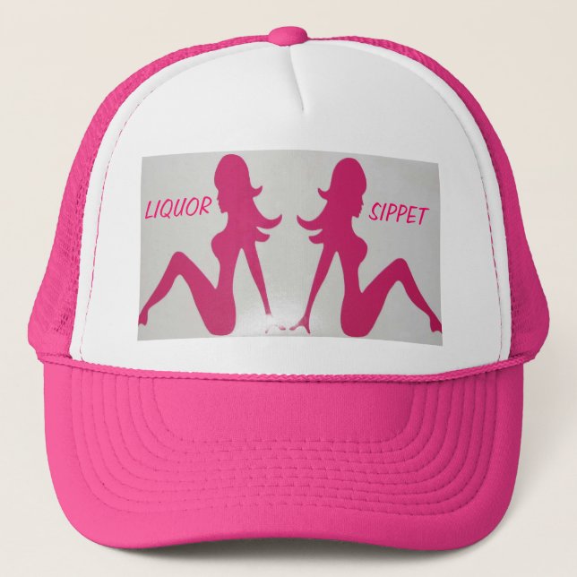 LIQUOR, SIPPET - Customised Trucker Hat (Front)