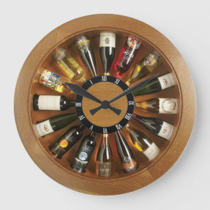 liquor wheel clock clock