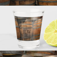 Liquor Wood Barrel Kegs Monogrammed Photographic