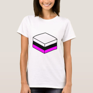 Liquorice All Sort - White, Black and Magenta T-Shirt