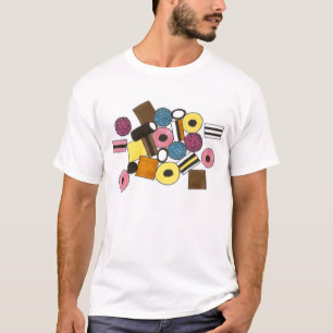 Liquorice Allsorts All Sorts Liquorice Candy Sweet T-Shirt
