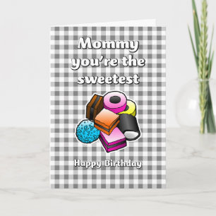 Liquorice Allsorts Birthday Card