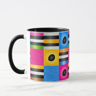 Liquorice Allsorts Candy Pixels Mug