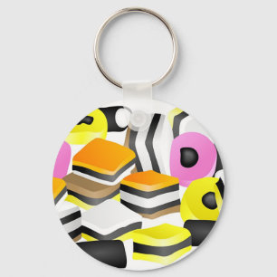 Liquorice Allsorts Key Ring
