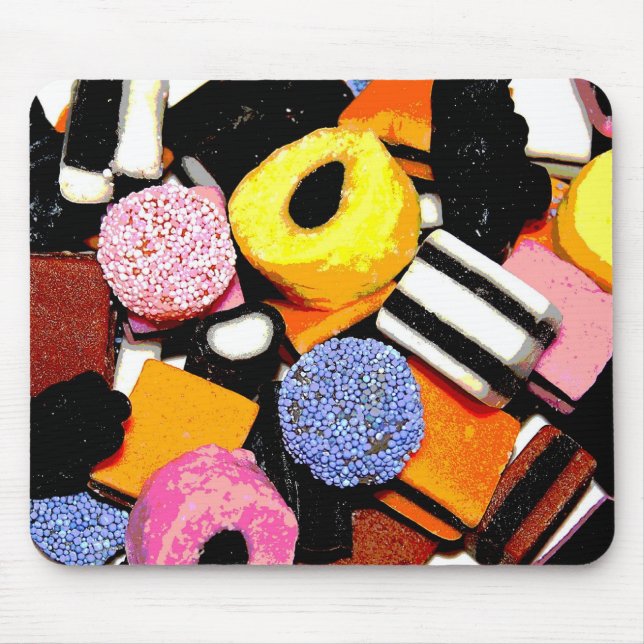 liquorice allsorts mouse pad (Front)