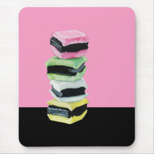 Liquorice Allsorts pink Mousepad