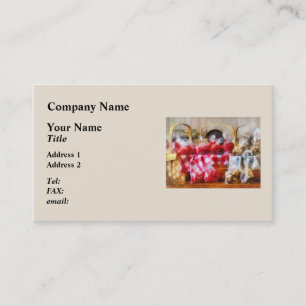 Liquorice and Chocolate Covered Peanuts Business Card