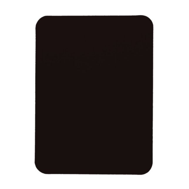 Liquorice Basic Colour Matched Magnet (Vertical)
