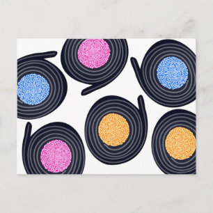 Liquorice Catherine Wheels Postcard