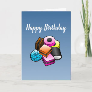 Liquorice Confectionery Card