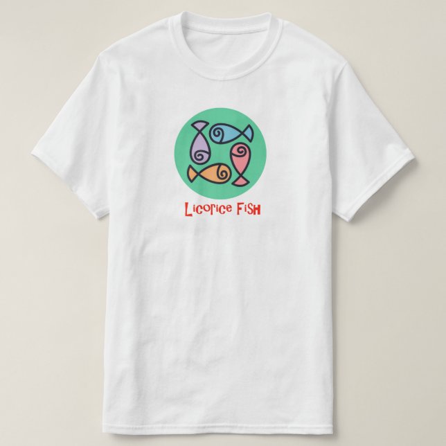 Liquorice Fish Logo T-Shirt (Design Front)