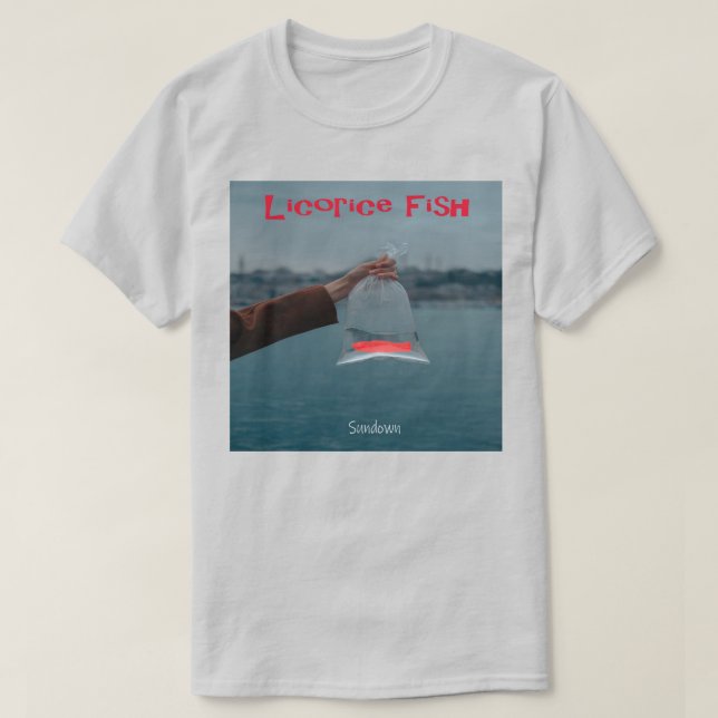 Liquorice Fish - Sundown T-Shirt (Design Front)